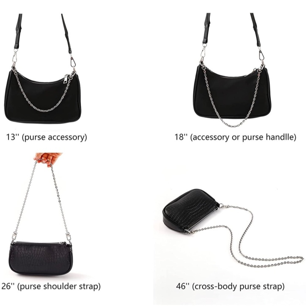 Replacement Chain for your Re-Edition Bag Handbag or Silver Felice or Pochette - Picture 4 of 6